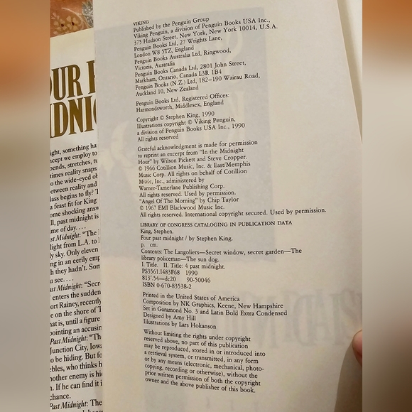 Stephen King Four Past Midnight Book Hardcover 1st edition - Picture 5 of 6